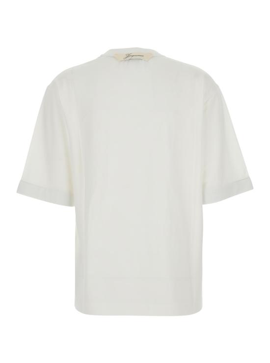 26SS 자크뮈스 반팔 티셔츠 TSW00588AJ00254100 White - JACQUEMUS