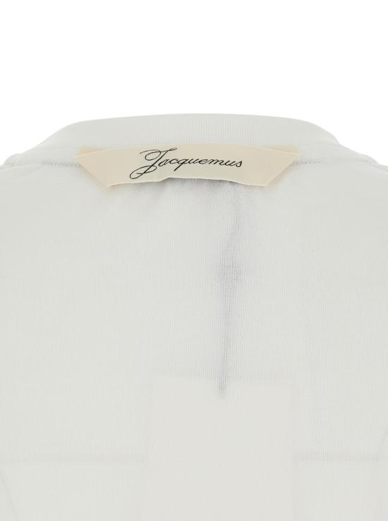 26SS 자크뮈스 반팔 티셔츠 TSW00588AJ00254100 White - JACQUEMUS
