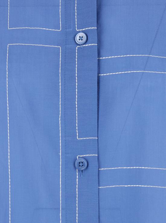 26SS 토템 블라우스 253WRD0254FB0239276 Blu - TOTEME