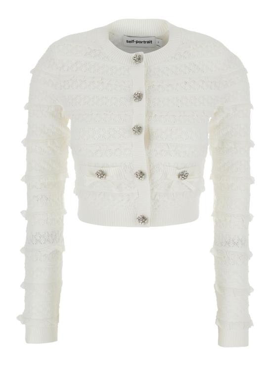 26SS 셀프 포트레이트 가디건 SS26063CWWHITE White