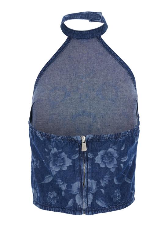 26SS 핑코 민소매 티셔츠 106411A342PJC Blu - PINKO