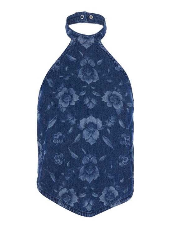 26SS 핑코 민소매 티셔츠 106411A342PJC Blu