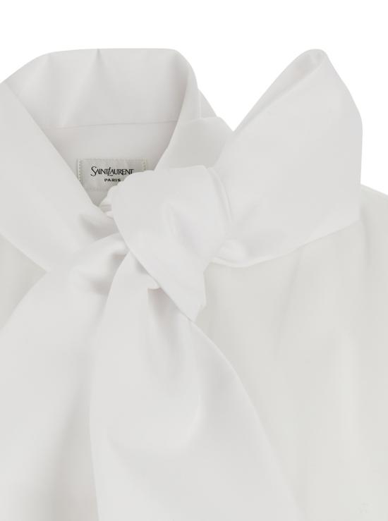 26SS 생로랑 블라우스 865302Y1H489000 White - SAINT LAURENT