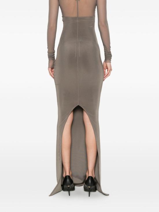  릭 오웬스 롱 스커트 맥시  그레이 - RICK OWENS