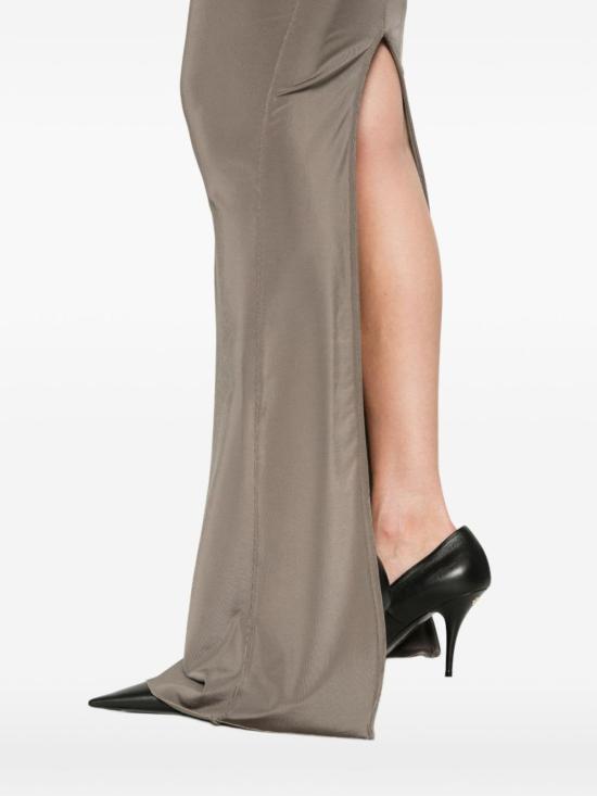  릭 오웬스 롱 스커트 맥시  그레이 - RICK OWENS