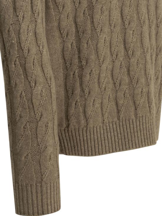 26SS 에르메네질도제냐 니트웨어 UHF76A3110N93 Beige - ERMENEGILDO ZEGNA