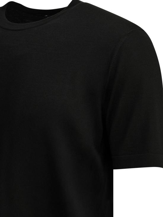 26SS 에르메네질도제냐 반팔 티셔츠 UH15M9A3TSHK09 Black - ERMENEGILDO ZEGNA