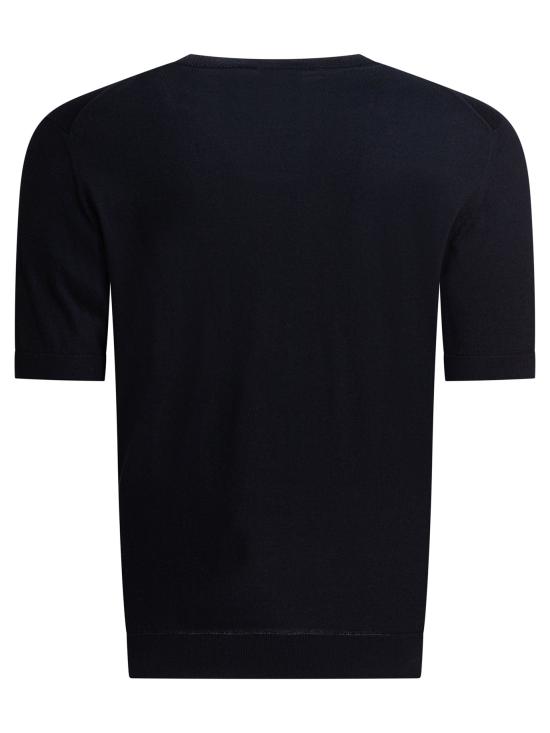 26SS 에르메네질도제냐 반팔 티셔츠 E8C90A7C10B09 Blue - ERMENEGILDO ZEGNA