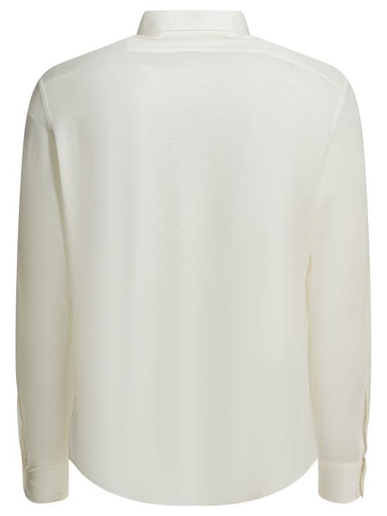 26SS 에르메네질도제냐 긴팔 셔츠 UHX46A3SRO1N01 White - ERMENEGILDO ZEGNA