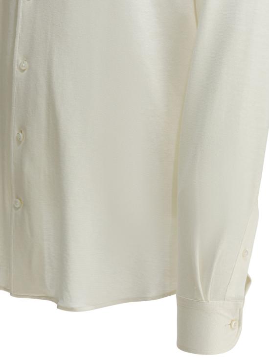 26SS 에르메네질도제냐 긴팔 셔츠 UHX46A3SRO1N01 White - ERMENEGILDO ZEGNA