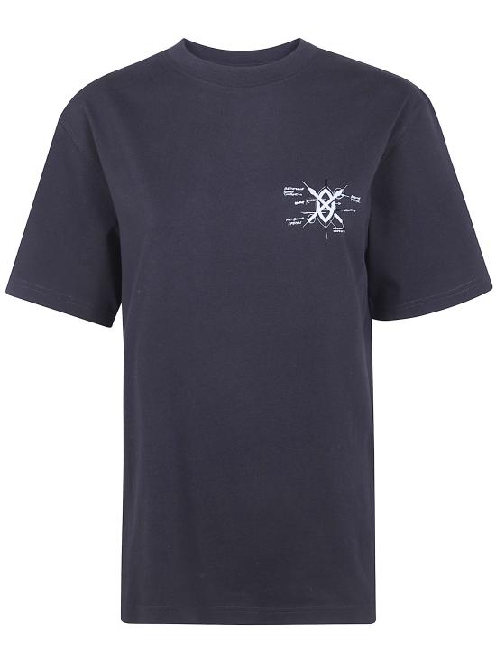 26SS 데일리 페이퍼 반팔 티셔츠 2610010 BLACK