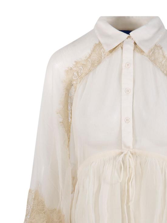 26SS 메드모아젤 블라우스 26SDECCALA IVORY White - MES DEMOISELLES