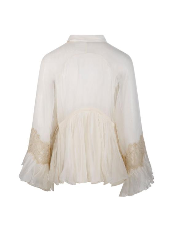 26SS 메드모아젤 블라우스 26SDECCALA IVORY White - MES DEMOISELLES