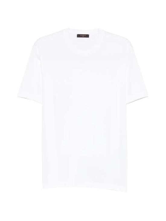 26SS 자노네 반팔 티셔츠 810324 ZQ317 Z0001 BIANCO OTTICO