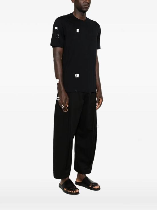 26SS 자노네 반팔 티셔츠 810324 ZQ317 Z0542 DARK NAVY - ZANONE