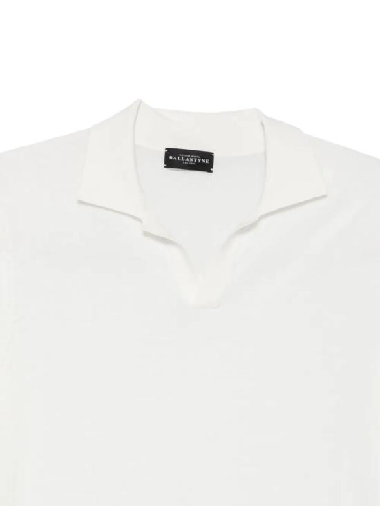 26SS 발렌타인 폴로 티셔츠 B2W246 18C23 10144 WHITE BUTTER - BALLANTYNE