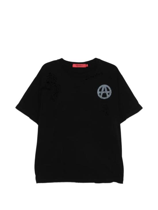 26SS 아큐펑처 1993 반팔 티셔츠 HTEM322002111 WASHED BLACK