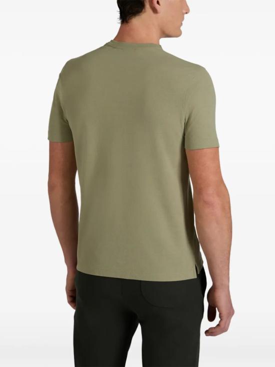 26SS 자노네 반팔 티셔츠 815214 ZG380 Z1866 MILITARE - ZANONE