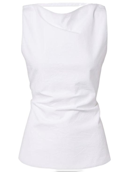 26SS 로에 민소매 티셔츠 61920238100 White