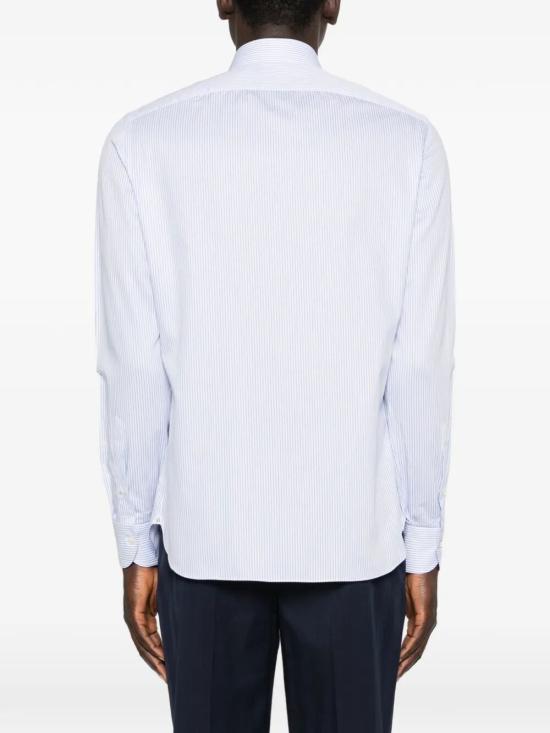 26SS 보리엘로 긴팔 셔츠 21015 3 STRIPE LIGHT BLUE - BORRIELLO