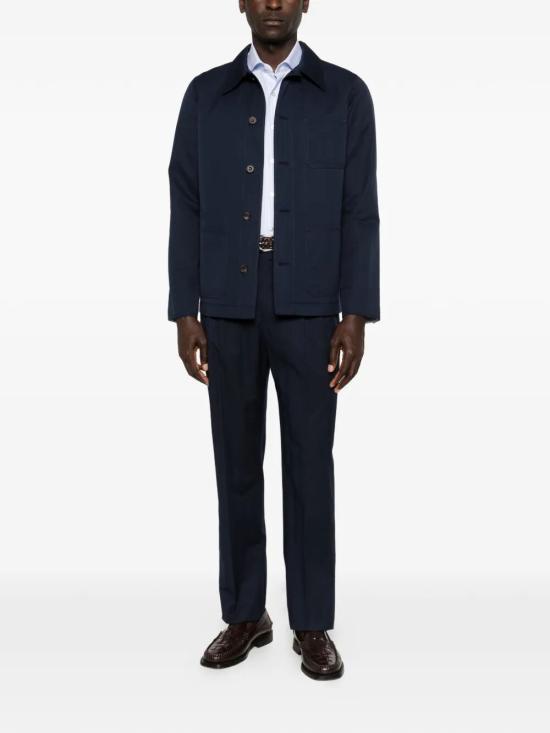 26SS 보리엘로 긴팔 셔츠 21015 3 STRIPE LIGHT BLUE - BORRIELLO