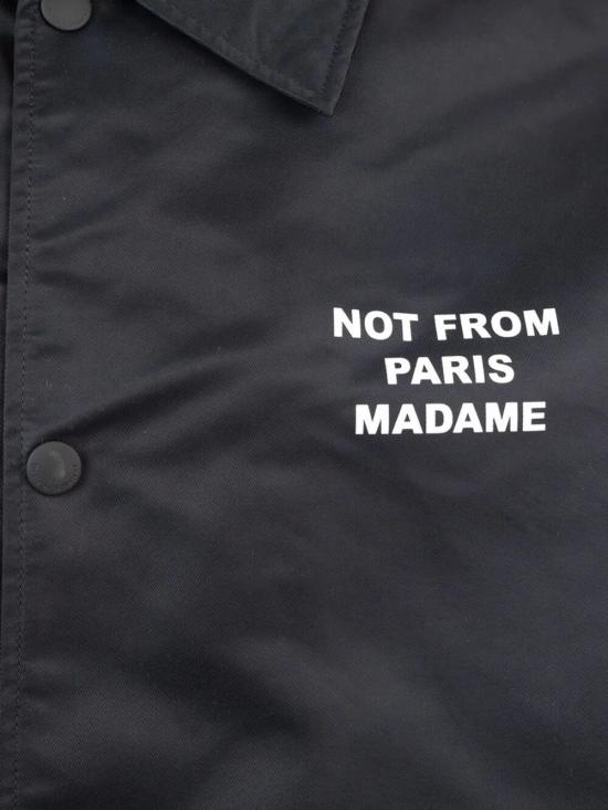 26SS 드롤드무슈 봄버 자켓 PERM JT183 PA014 BL BL BLACK - DROLE DE MONSIEUR