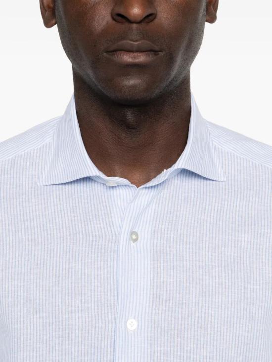 26SS 보리엘로 긴팔 셔츠 22015 1 STRIPE LIGHT BLUE - BORRIELLO