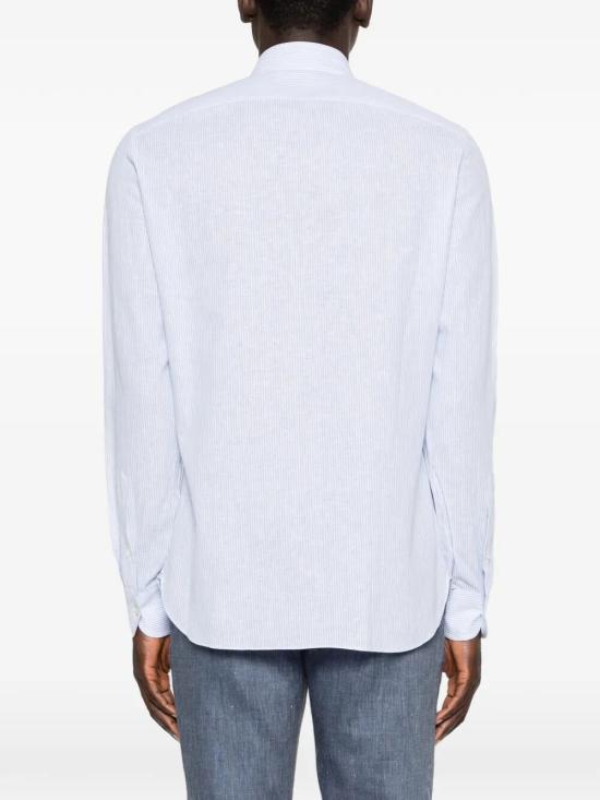 26SS 보리엘로 긴팔 셔츠 22015 1 STRIPE LIGHT BLUE - BORRIELLO