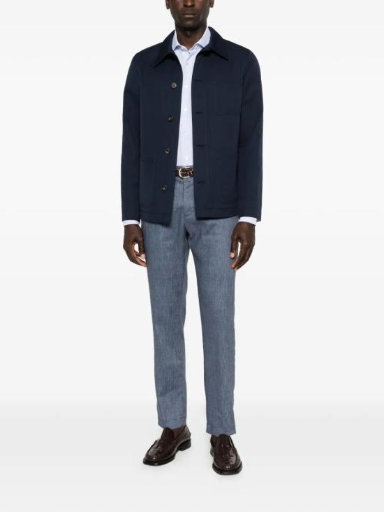 26SS 보리엘로 긴팔 셔츠 22015 1 STRIPE LIGHT BLUE - BORRIELLO