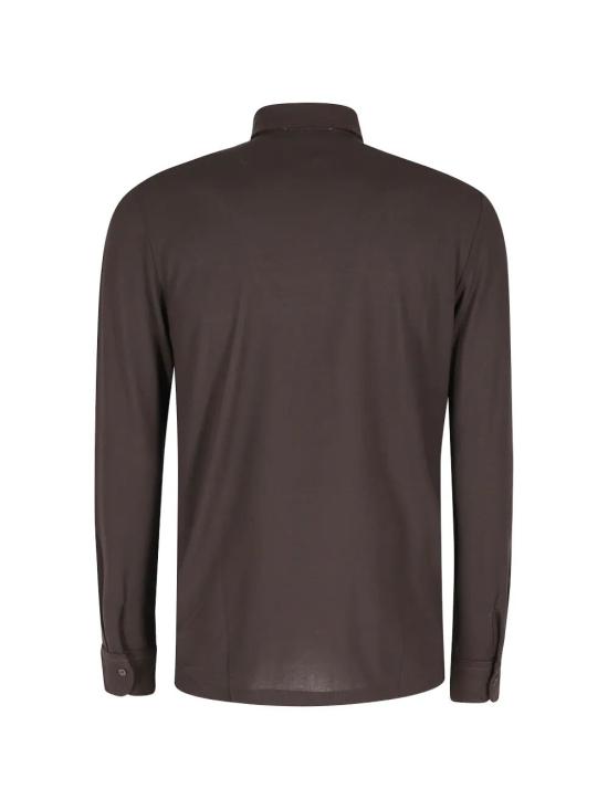 26SS 자노네 폴로 티셔츠 815132 ZG380 Z1495 CIOCCOLATO - ZANONE