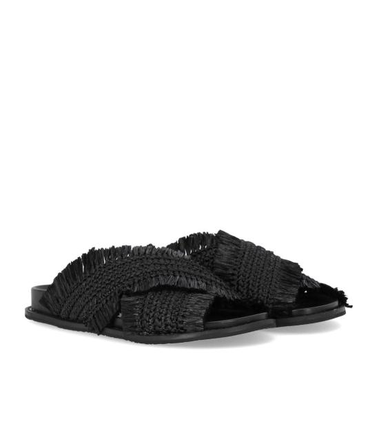 26SS 마이클 코어스 뮬/슬리퍼 40S6PYFS1D 001 36 Black - MICHAEL KORS