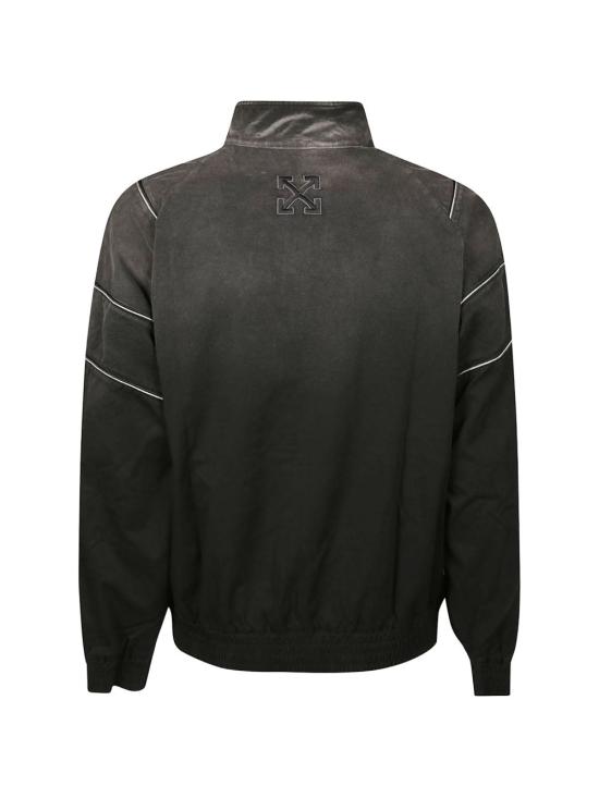 26SS 오프화이트 자켓 44MBD05MS26F002001 BLACK Black - OFF WHITE