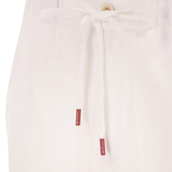 26SS 키톤 스트레이트 팬츠 UPN004 WHITE - KITON