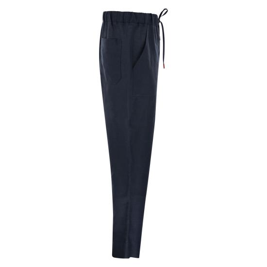 26SS 키톤 스트레이트 팬츠 UPN004 NAVY - KITON