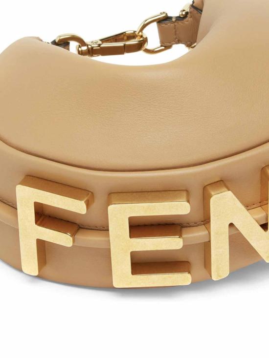 26SS 펜디 펜디그라피 미니 호보백 8BS081A5DYF1LEQ Nude Neutrals - FENDI