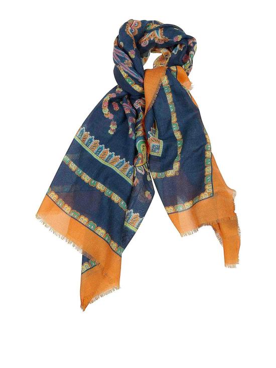 26SS 에트로 머플러/스카프 WAYA0001AKD95X0883 Blue - ETRO