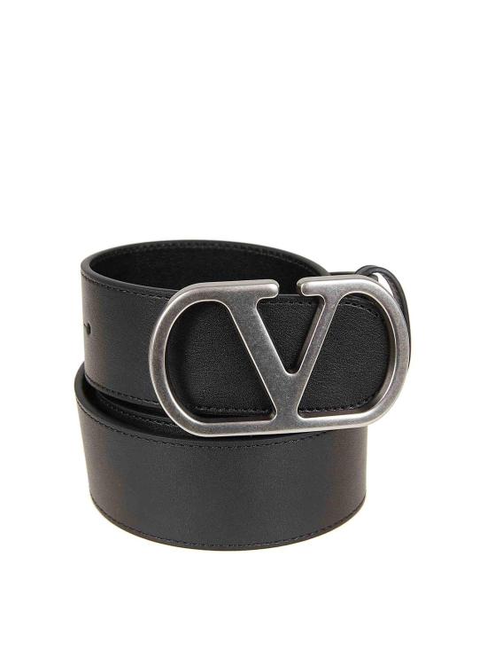 26SS 발렌티노 가라바니 가죽 벨트 YT0SQ7UPC0NO Black