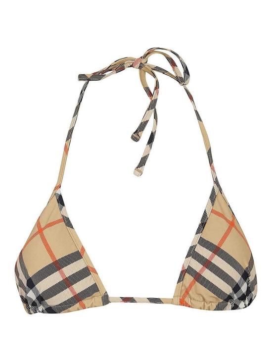 26SS 버버리 체크 비키니 탑 8122512 Black