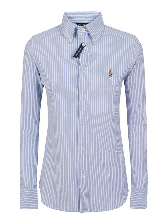 26SS 폴로 랄프로렌 스트라이프 옥스포드 셔츠 211664416002 White