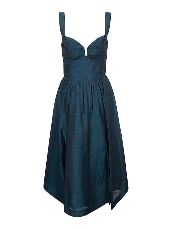 26SS 짐머만 미디 원피스 6847DC261TEAL Green