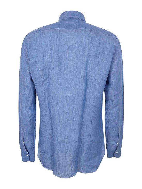 26SS 발바 긴팔 셔츠 LIU13P0154108UVAR0005 Blue - BARBA