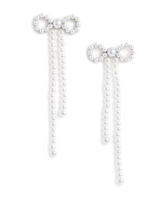 26SS 셀프 포트레이트 이어링 SS26607EPEARL Grey