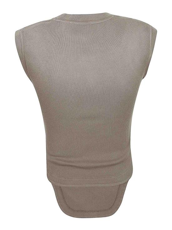 26SS 오프화이트 민소매 티셔츠 OWAD26XS26JER0016D10 Taupe - OFF WHITE