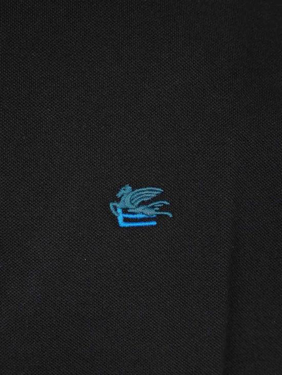 26SS 에트로 로고 코튼 폴로 티셔츠 MRMD0005AU135N0000 Black - ETRO