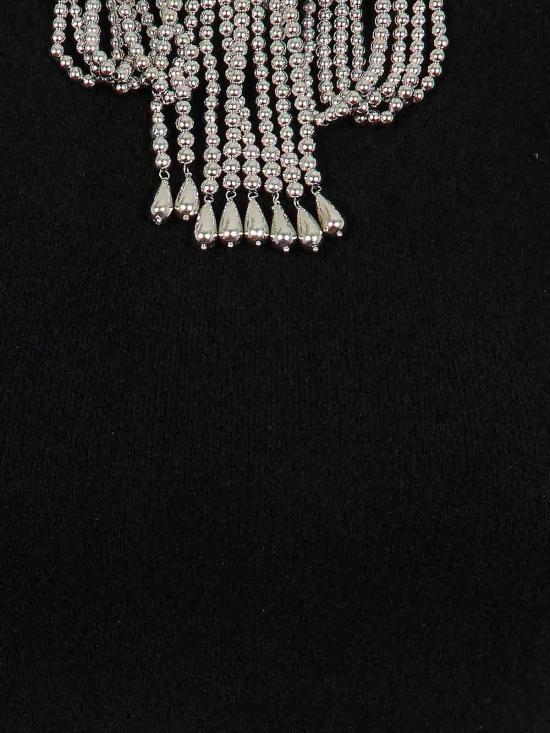  파코라반 민소매 티셔츠 26PMTO185ML0334P001 Black - PACO RABANNE