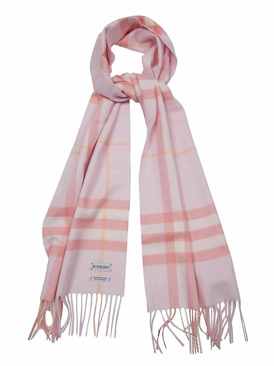 26SS 버버리 체크 캐시미어 스카프 8112635 Nude Neutrals - BURBERRY
