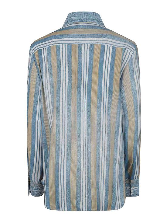 26SS 에르마노 설비노 셔츠 D482K394APOQNS4807 Blue - ERMANNO SCERVINO