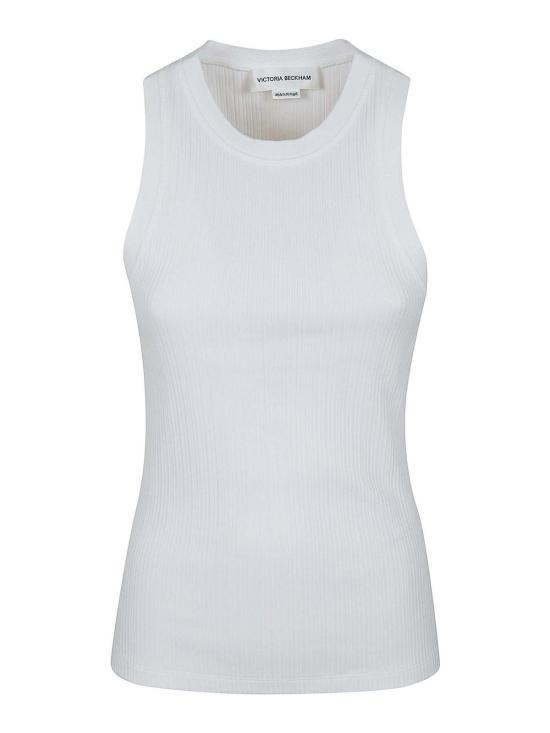 26SS 빅토리아 베컴 민소매 티셔츠 1126JTP007081A6 White - VICTORIA BECKHAM