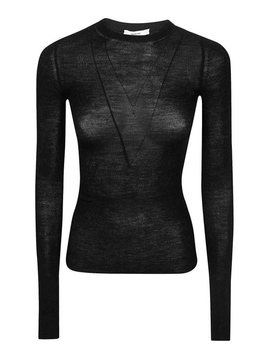 26SS 하이쿠레 긴팔 티셔츠 HEW07099MC074PXT0002 Black