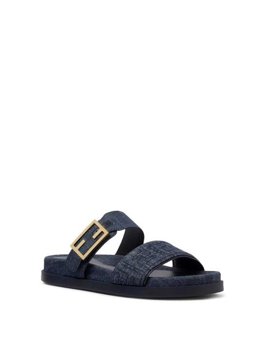 26SS 펜디 데님 펜디 필 슬라이드 8X8710AYFLF18RE - FENDI